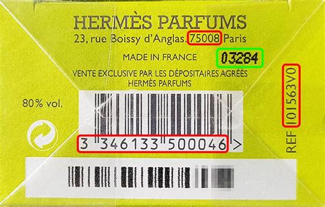 checkfresh hermes|check fresh cosmetics batch code.